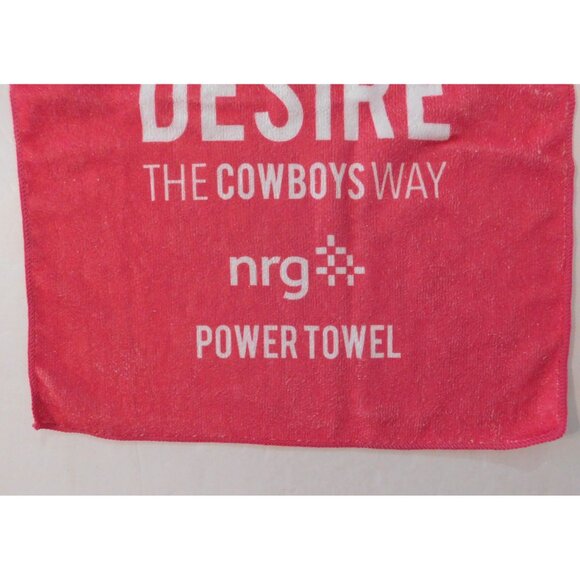 Dallas Cowboys NRG Game Day Power Towel 15"x18" Pink White Cowboys Way - Picture 2 of 4